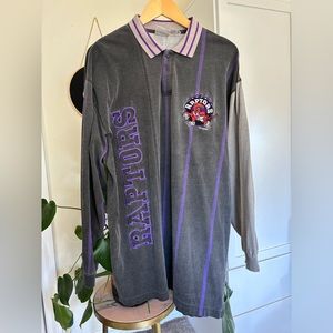 Vintage Toronto Raptors Rugby Polo size XL